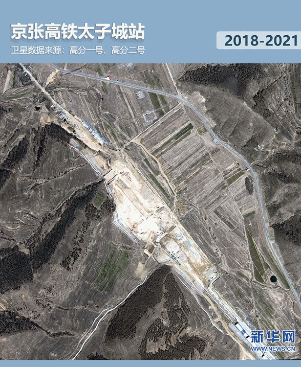 衛(wèi)星見證，這里如何變身“冬奧小城”