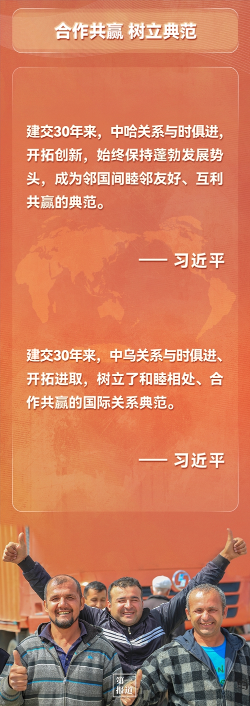 第一報(bào)道 | 建交三十年，習(xí)主席這樣評(píng)價(jià)與中亞五國關(guān)系