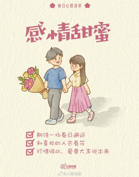 收藏打卡！領(lǐng)取你的手賬風(fēng)春日心愿清單