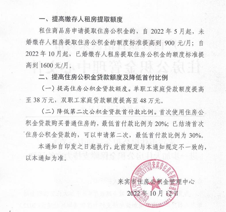 廣西來賓市住房公積金管理中心網(wǎng)站信息截圖。