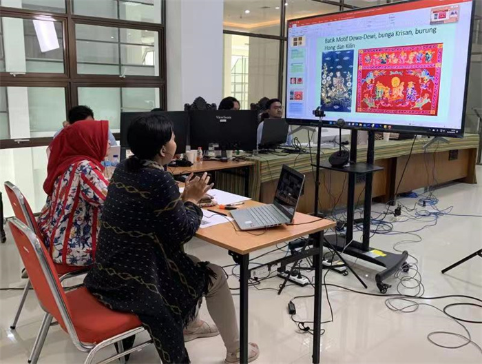 活動現(xiàn)場。供圖：印尼三一一大學孔子學院