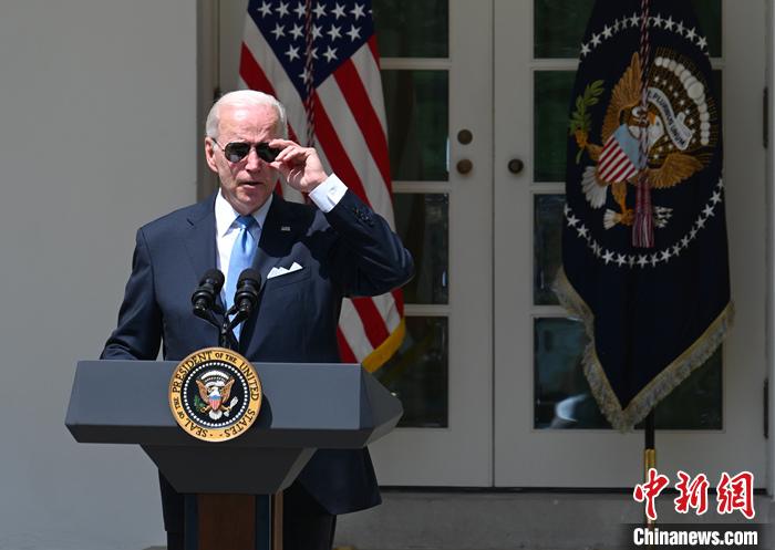 資料圖：美國總統(tǒng)拜登。