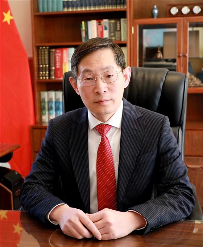 中國駐烏拉圭大使黃亞中。 中國駐烏拉圭大使館供圖