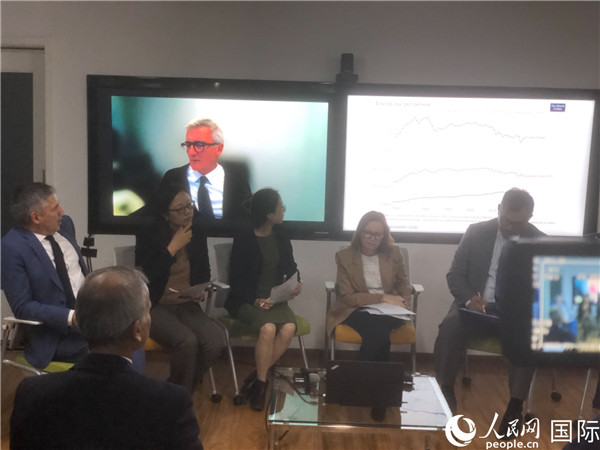 “向COP28注入動力”研討會現(xiàn)場。 人民網(wǎng)記者 趙健攝