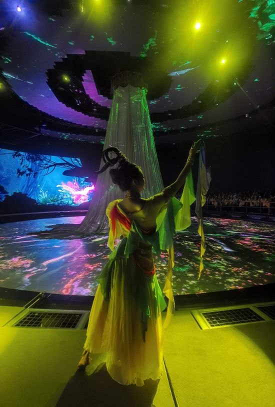 　　《天釀》演出場景。本報記者常雯宜攝