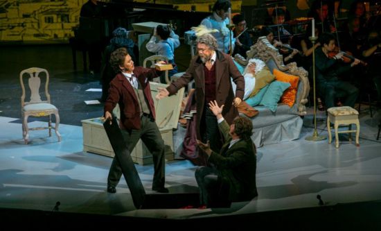 圖為《賈尼·斯基基》劇照。（中國國家大劇院供圖）