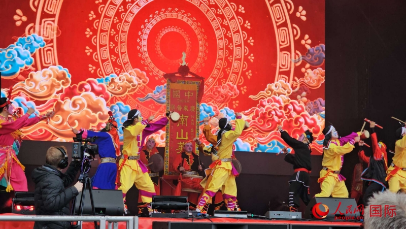 倫敦新春慶典現(xiàn)場(chǎng)。人民網(wǎng) 郭錦標(biāo)、楊浩鵬攝