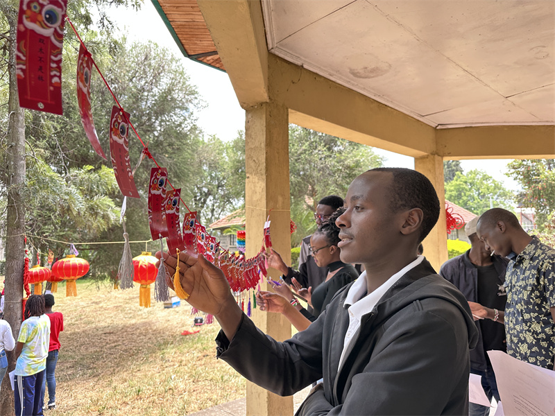 活動現(xiàn)場?？夏醽啺８耦D大學(xué)孔子學(xué)院供圖