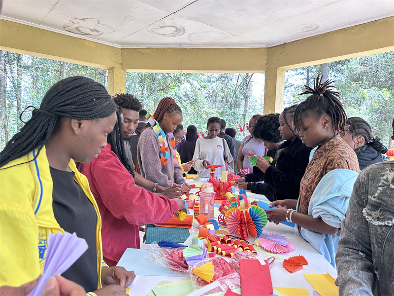 活動現(xiàn)場?？夏醽啺８耦D大學(xué)孔子學(xué)院供圖