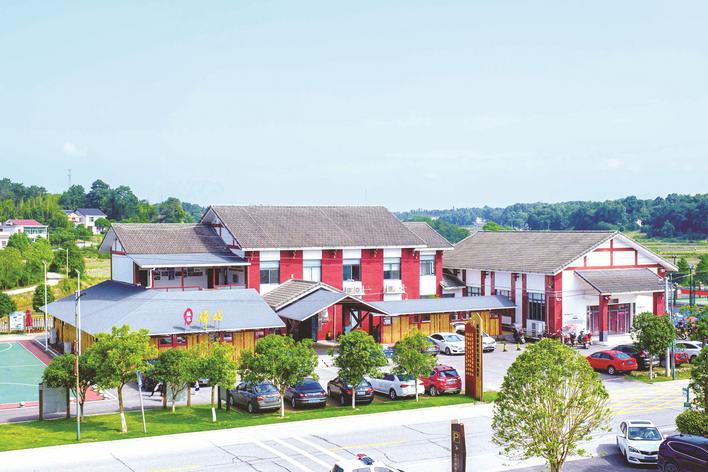 由文化站升級(jí)改造而成的“福臨驛站”，可提供度假、研學(xué)、會(huì)議、拓展、愛國主義教育等各類旅游線路，供游客自主選擇。 長(zhǎng)沙縣供圖