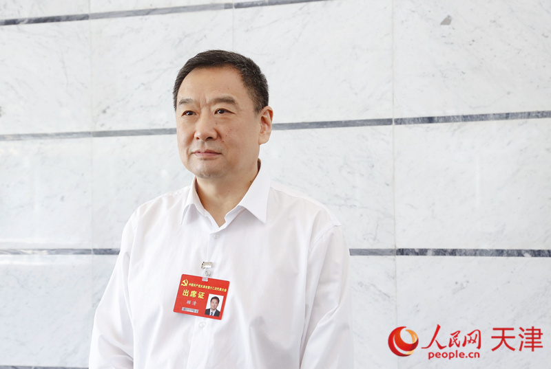 天津市第十二次黨代會代表、天津市政府副秘書長、市衛(wèi)生健康委黨委副書記、主任顧清 人民網(wǎng) 孫翼飛攝