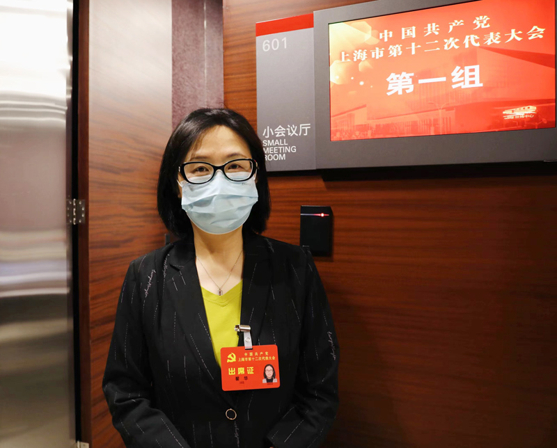 黨代表翟華。人民網(wǎng) 王文娟攝