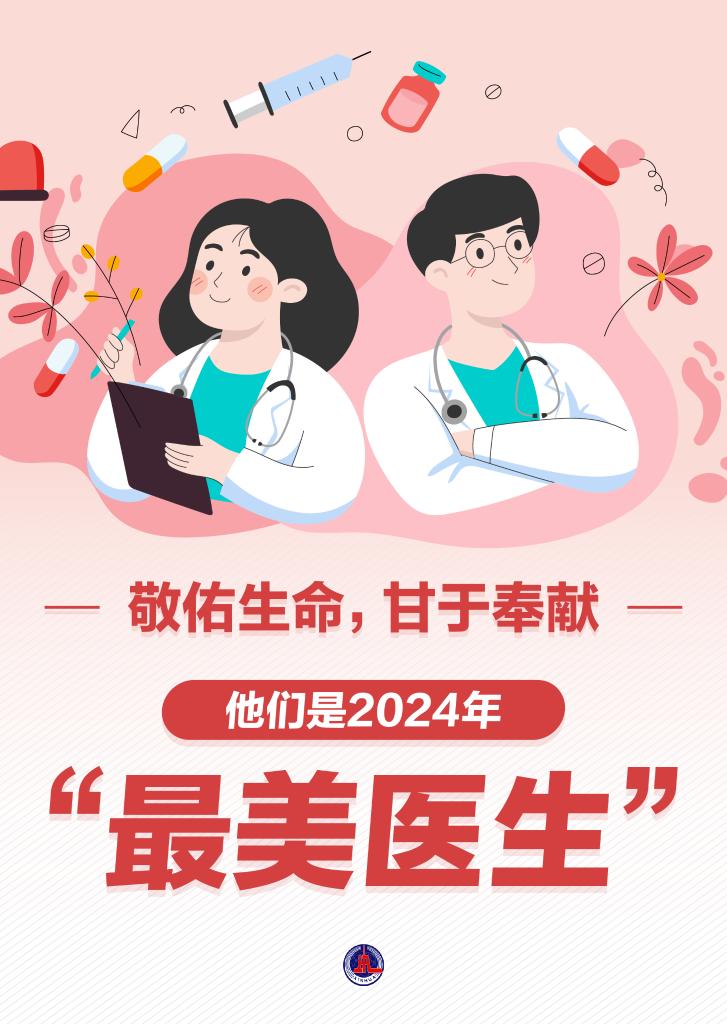 新華鮮報(bào)|致敬“白衣戰(zhàn)士”！2024年“最美醫(yī)生”發(fā)布