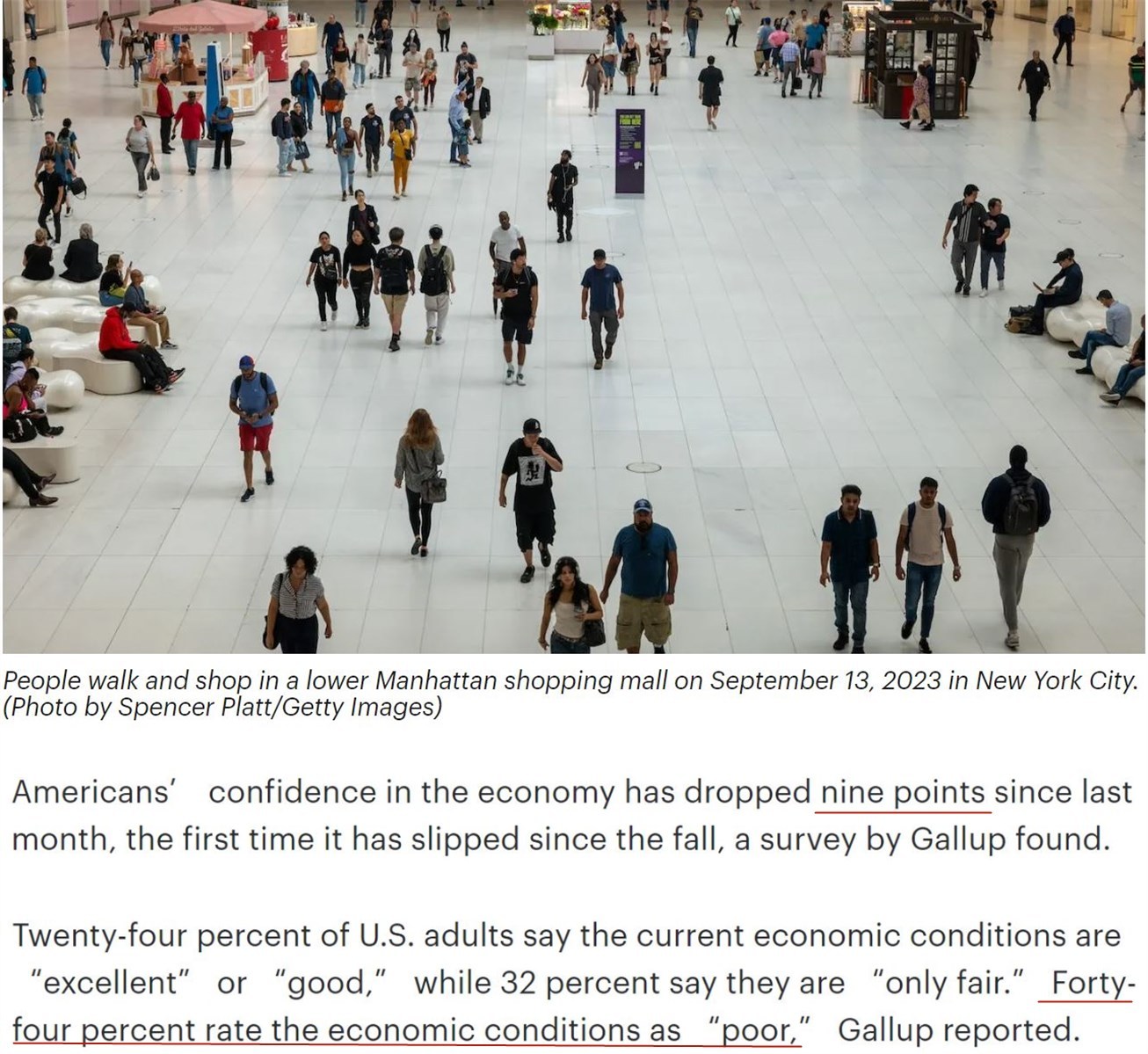 說到美國經(jīng)濟 超過四成的美國人用了這個詞！