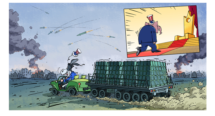 漫畫(huà)作者：馬宏亮（人民網(wǎng)版權(quán)圖片，未經(jīng)授權(quán)請(qǐng)勿轉(zhuǎn)載。）