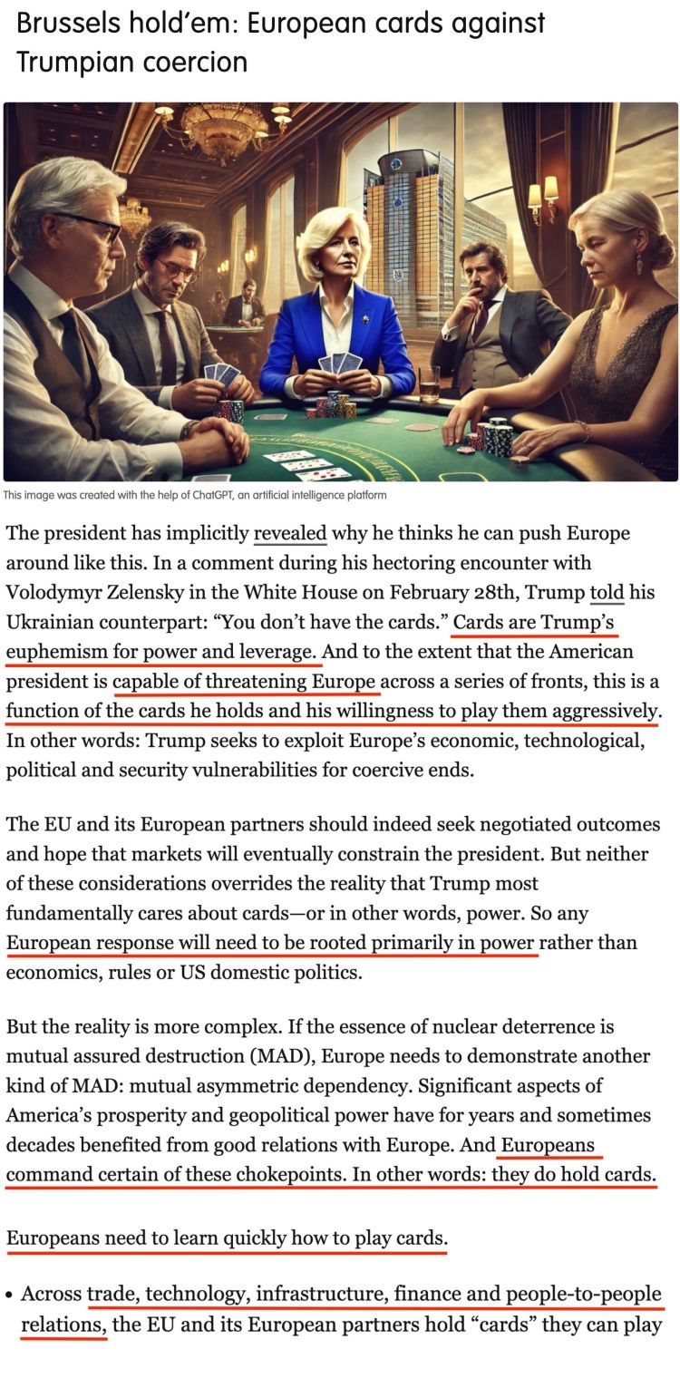 深觀察丨“只要團(tuán)結(jié)，歐盟反制美國(guó)的王牌很多”