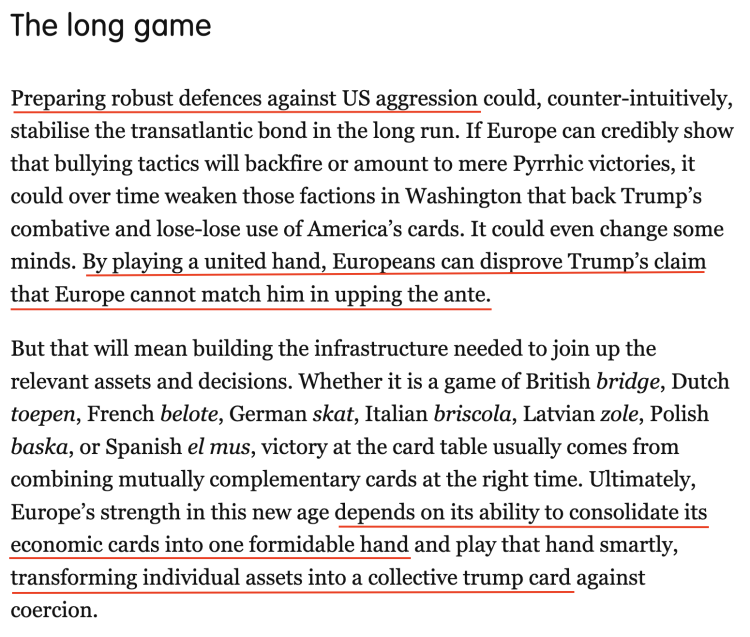 深觀察丨“只要團(tuán)結(jié)，歐盟反制美國(guó)的王牌很多”