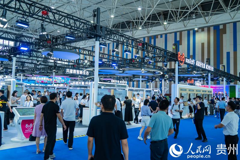 2、2024數(shù)博會共吸引400余家展商參展。人民網(wǎng) 陽茜攝.jpg