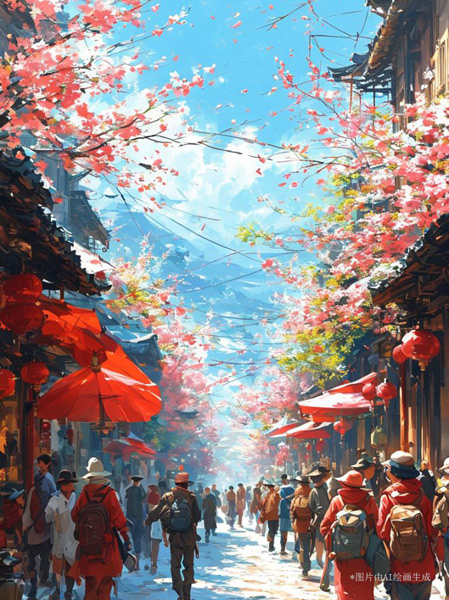 【巳巳如意萬(wàn)象新】漫評(píng)丨紅紅火火中國(guó)年，照見(jiàn)新年新圖景