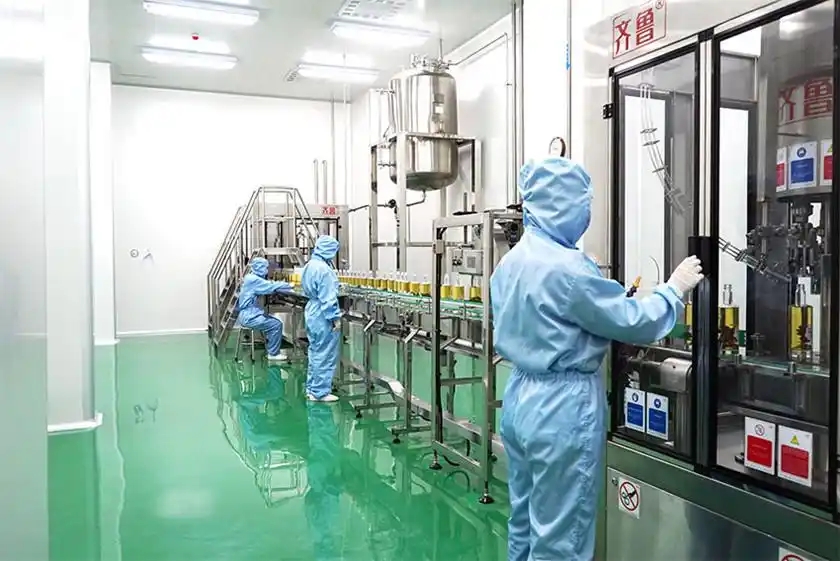 吉林省鹿產(chǎn)品生產(chǎn)車(chē)間。