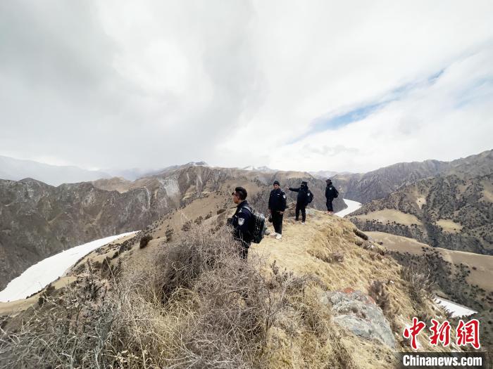 圖為曲麻萊縣崗當(dāng)村的生態(tài)管護人員開展巡護?！《“瓦_杰 攝