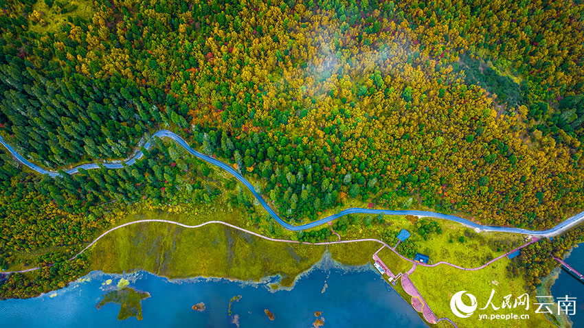 秋日普達(dá)措。格瑪攝