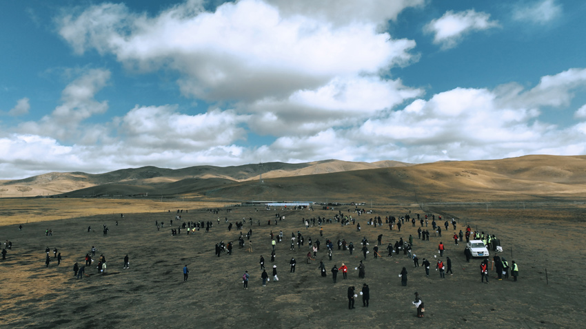 全民動員，保護黃河。阿壩州委宣傳部供圖