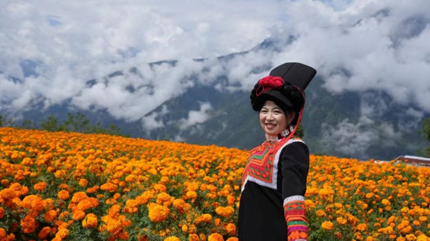 瀘定正以其獨特的魅力，吸引著各地游客。瀘定縣委宣傳部供圖