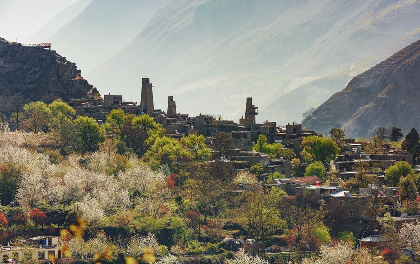 四川省阿壩州理縣桃坪村。四川省文旅廳供圖