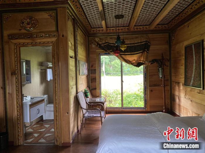 民宿內(nèi)部。彭寧鈴 攝