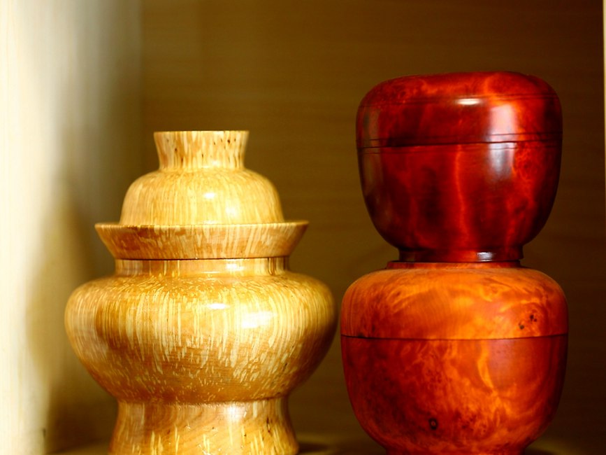 藏地木碗成品。