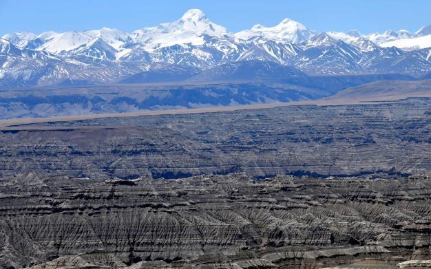 4月5日，西藏阿里札達土林。　李林 攝