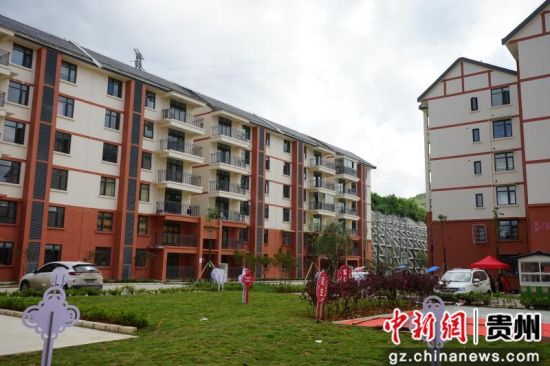 清鎮(zhèn)市2018年易地扶貧搬遷安置點(diǎn)一角。