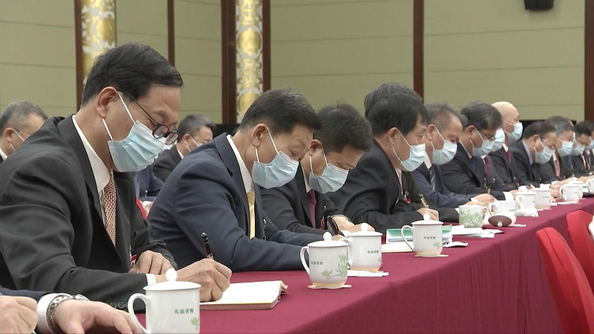 聯(lián)組會(huì)現(xiàn)場。（總臺(tái)央視記者李輝拍攝）